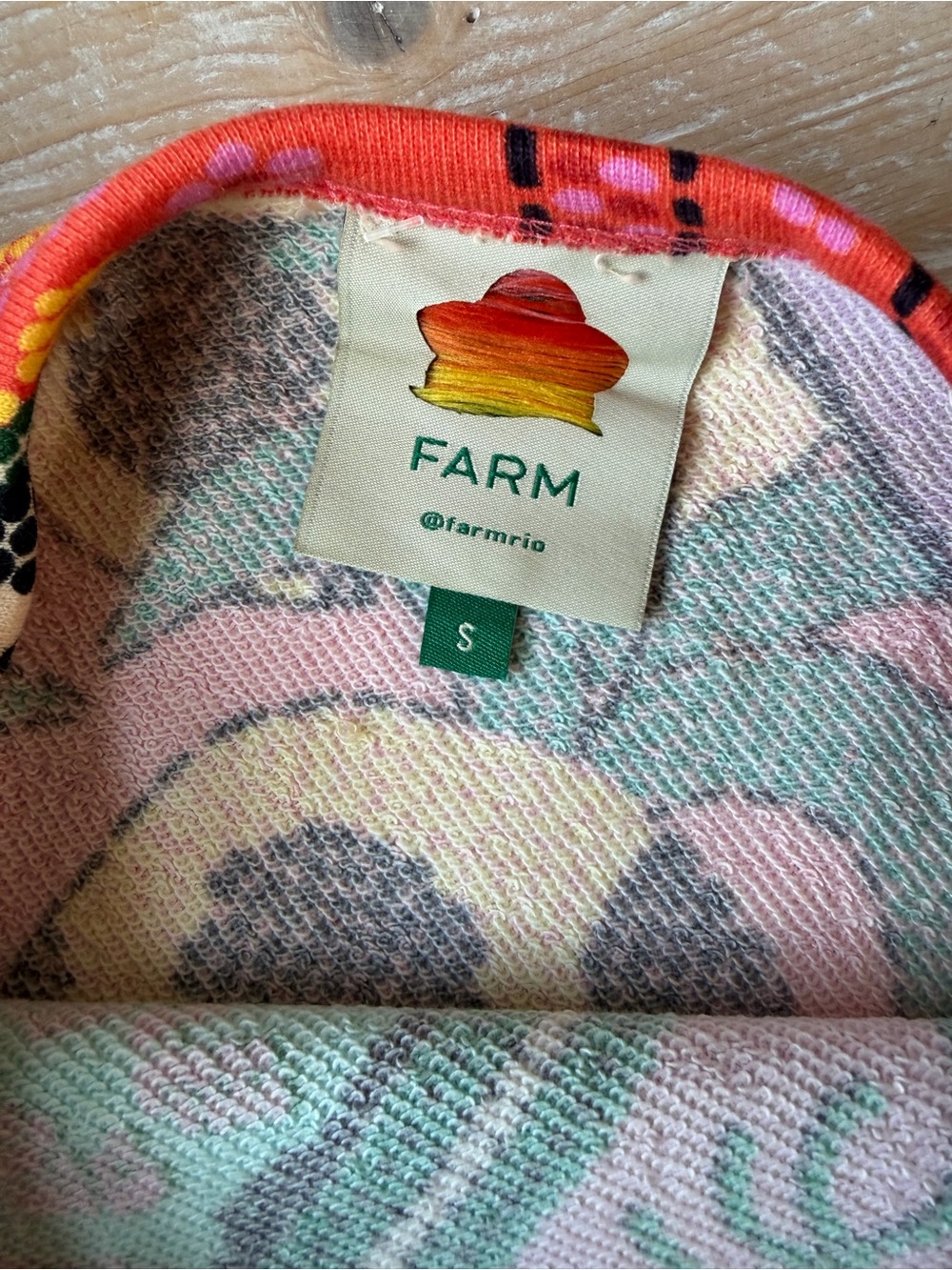 Farm Rio Multicolor Printed Women’s Top - Picture 4 of 5